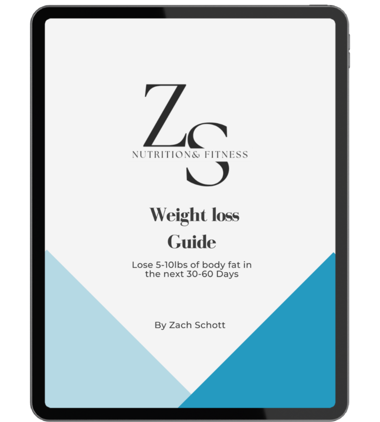Free Weight Loss Guidebook | Zach Schott Nutrition