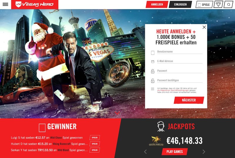 Vegashero casino login in United Kingdom